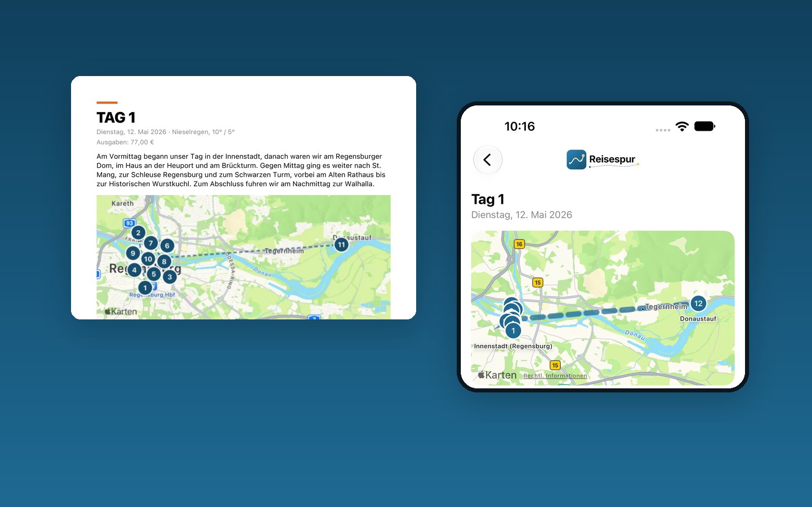 Vorgeschlagener Tagesrückblick